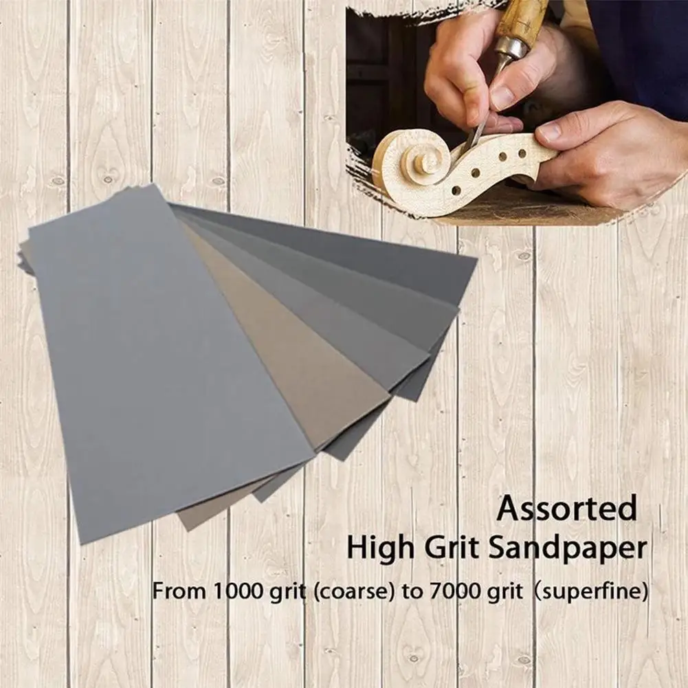 

Wet Dry Polishing Sandpaper 3000 5000 7000 High Grit Wet Paper Dry Drywall Sandpaper And Sanding Assortment I0E3