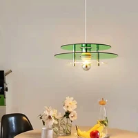 Fumi Pendant Light Fixture, Modern Pendant Lighting for Kitchen Island, Colourful acrylic Shade, Farmhouse Hanging Light Fixture