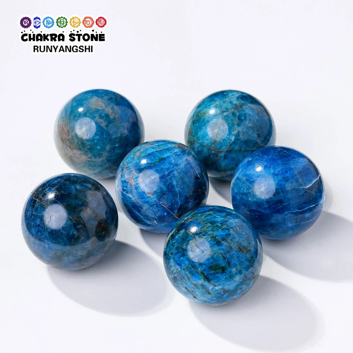 1 шт. натуральный кристалл шар апатита камень йога медитация украшения фэн-шуй