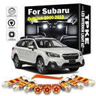 TPKE для Subaru Outback 2000-2018 2019, автомобильные аксессуары, Canbus без ошибок, светодиодный внутренний светильник для чтения, комплект, купольная Лицензионная лампа для карты