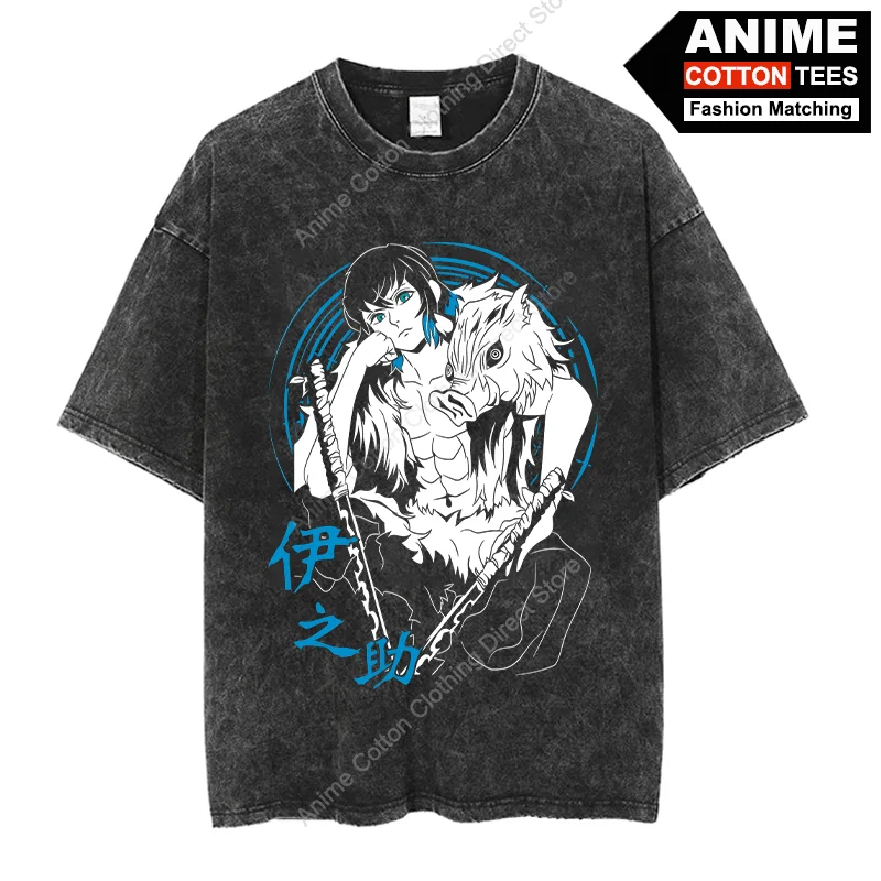 Футболка унисекс с аниме рассекающий демонов модная повседневная Уличная