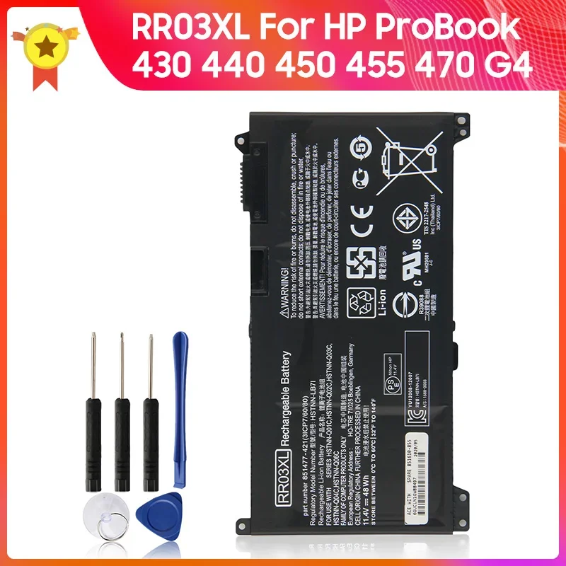 Сменный аккумулятор RR03XL HSTNN-LB7I для HP HSTNN-Q02C Q04C Q06C Q03C Q01C Высококачественные