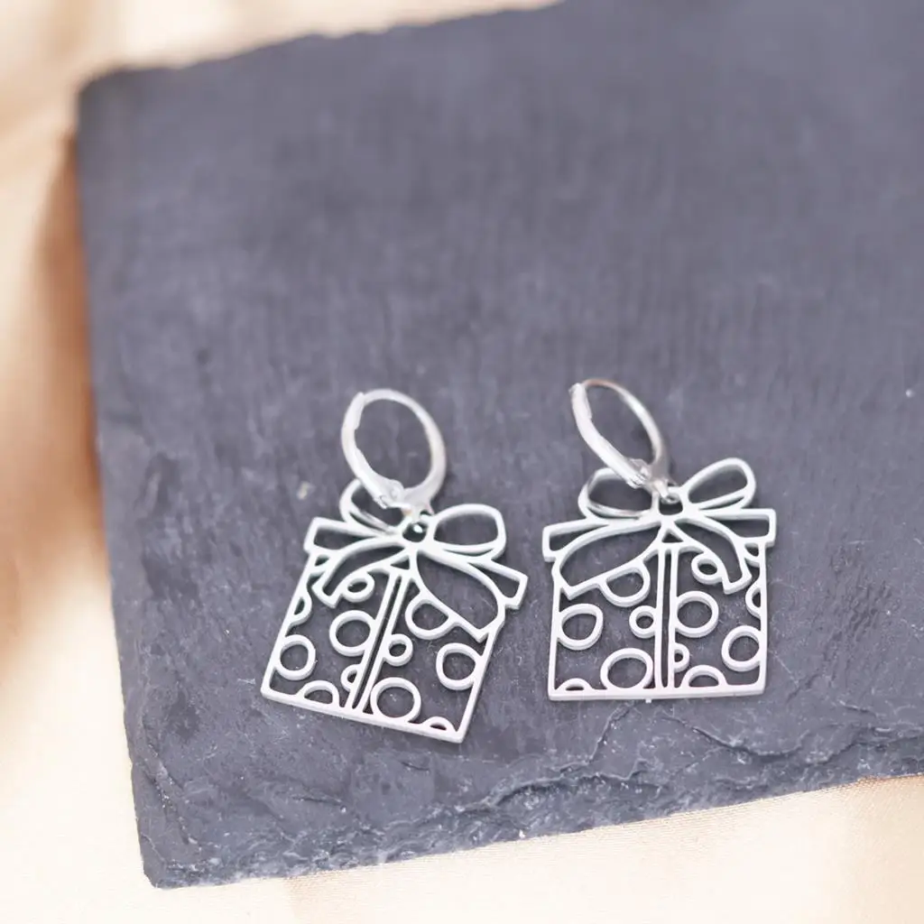 Pendant Huggie Hoop Earrings For Women Fashion Piercing Jewelry Lover Gifts
