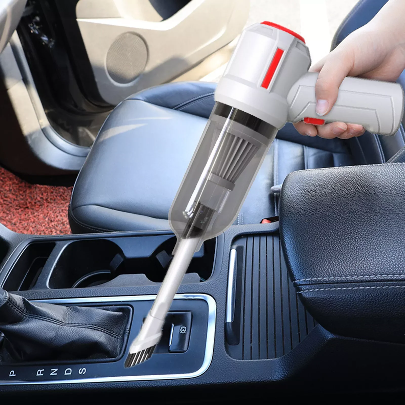 

50W Car Vacuum Cleaner Wet and Dry Wireless Dust Suction Machine Interior Accessories Home Appliance for Automobile Household