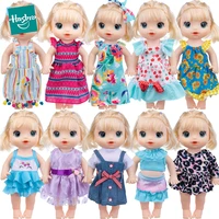 for 14inch35cm baby alive doll bebe reborn dress up clothes swimming suit baby accessories doll for girls kids toys boneca gift
