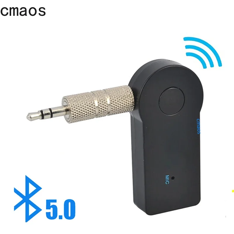 

Беспроводной Bluetooth 5,0 приемник 2 в 1, адаптер передатчика, разъем 3,5 мм для автомобильной музыки, аудио, Aux, A2dp, наушников, приемник громкой связ...