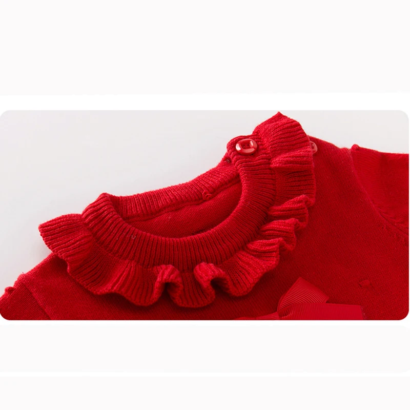 Осенние детские комбинезоны Свитера для новорожденных девочек повседневные