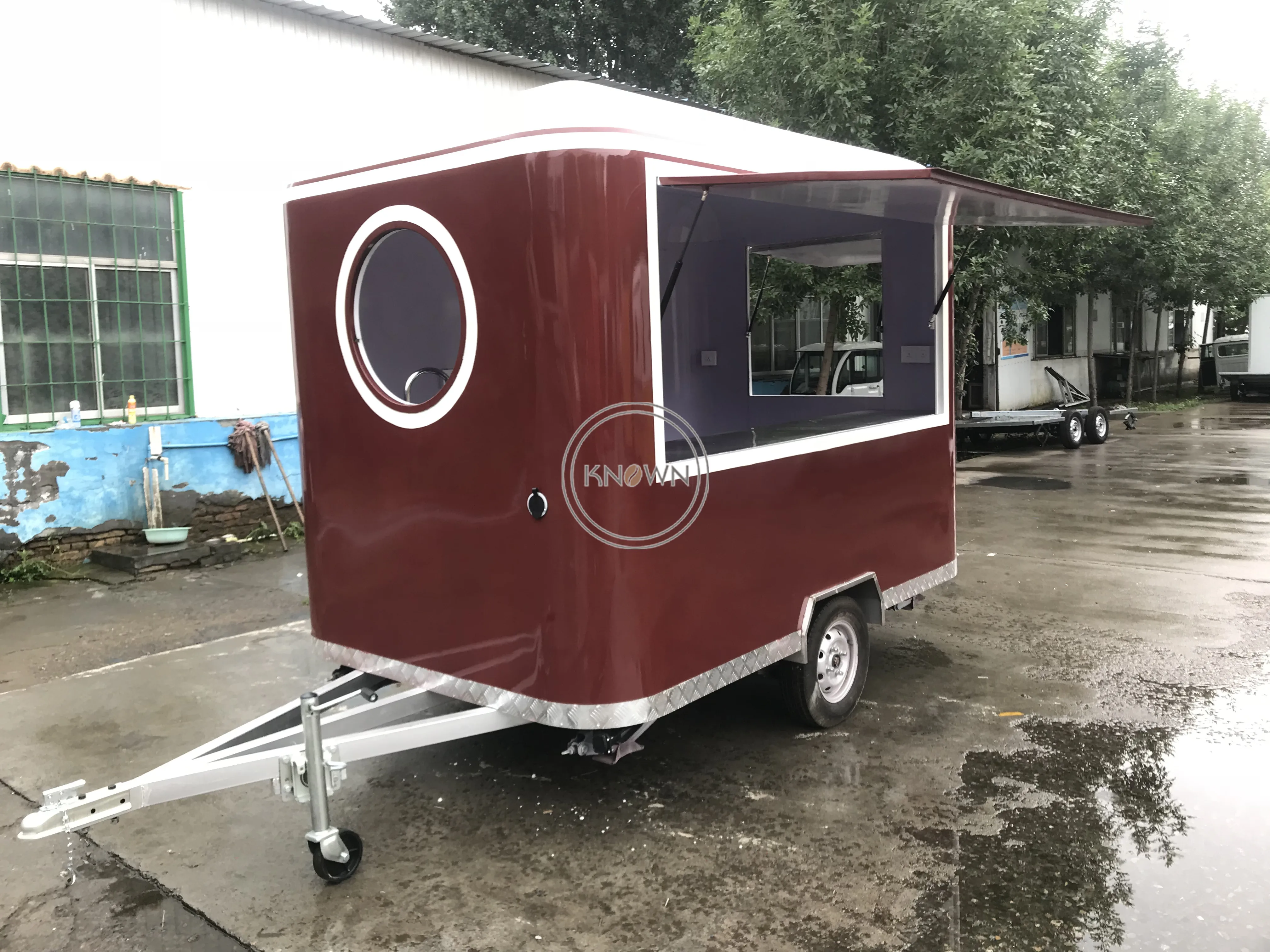 

OEM Hot Sale Fast Food Trailer Concession Ice Cream Cart Street Hot Dog Pizza Coffee Vending Kiosk Van in Europe