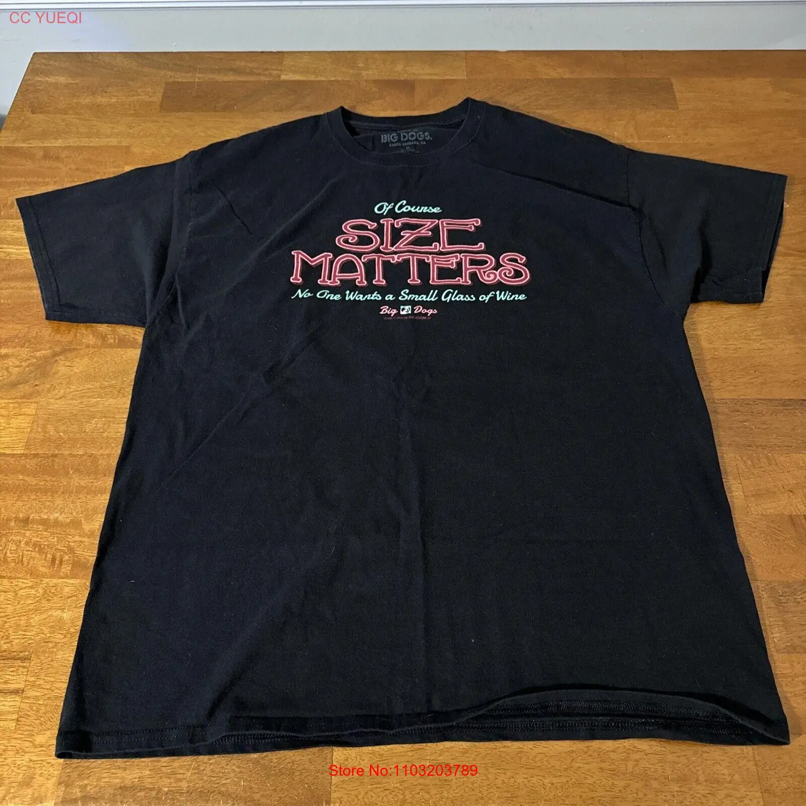 Мужская футболка с большими собаками размер Xl конечно из черного хлопка