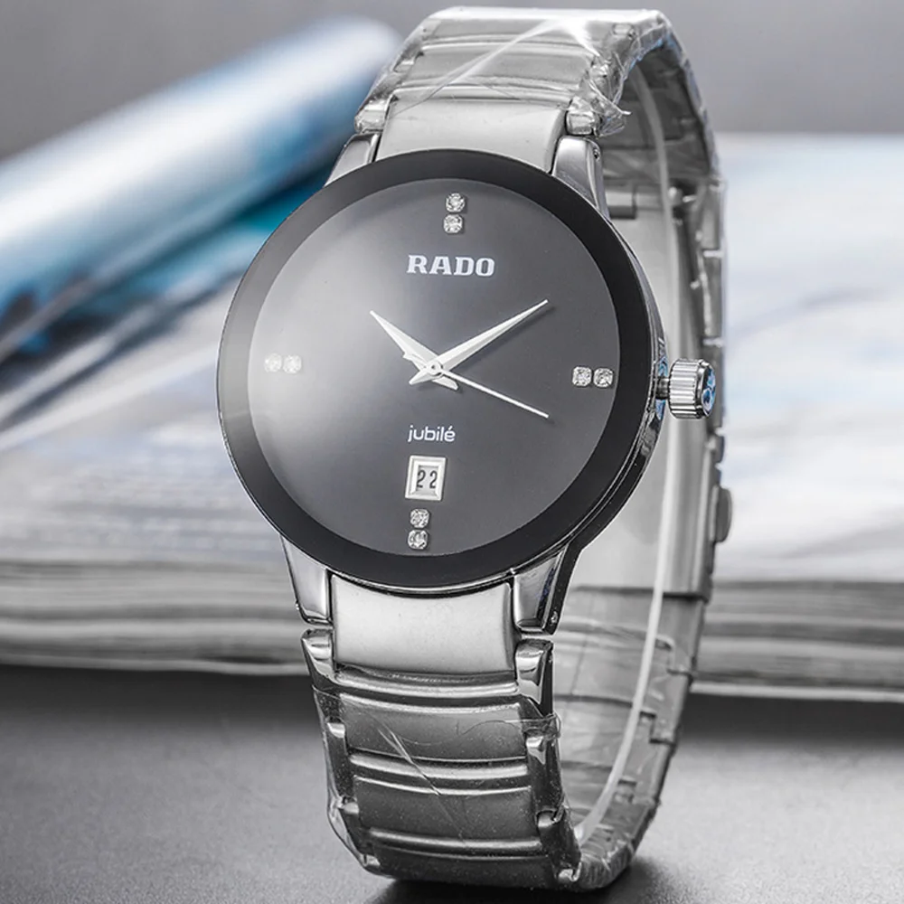 Top Rado Classic Style Original Watches for Mens Full Stainless Steel Automatic Date Watch Quality Sports Waterproof AAA Clocks