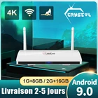 Leadcool Crystal ip tv box android 9.0 tv BOX Smart Amlogic S905W 2,4 ГГц Wifi медиаплеер 4K HD Smart ip TV set top box Leadcool