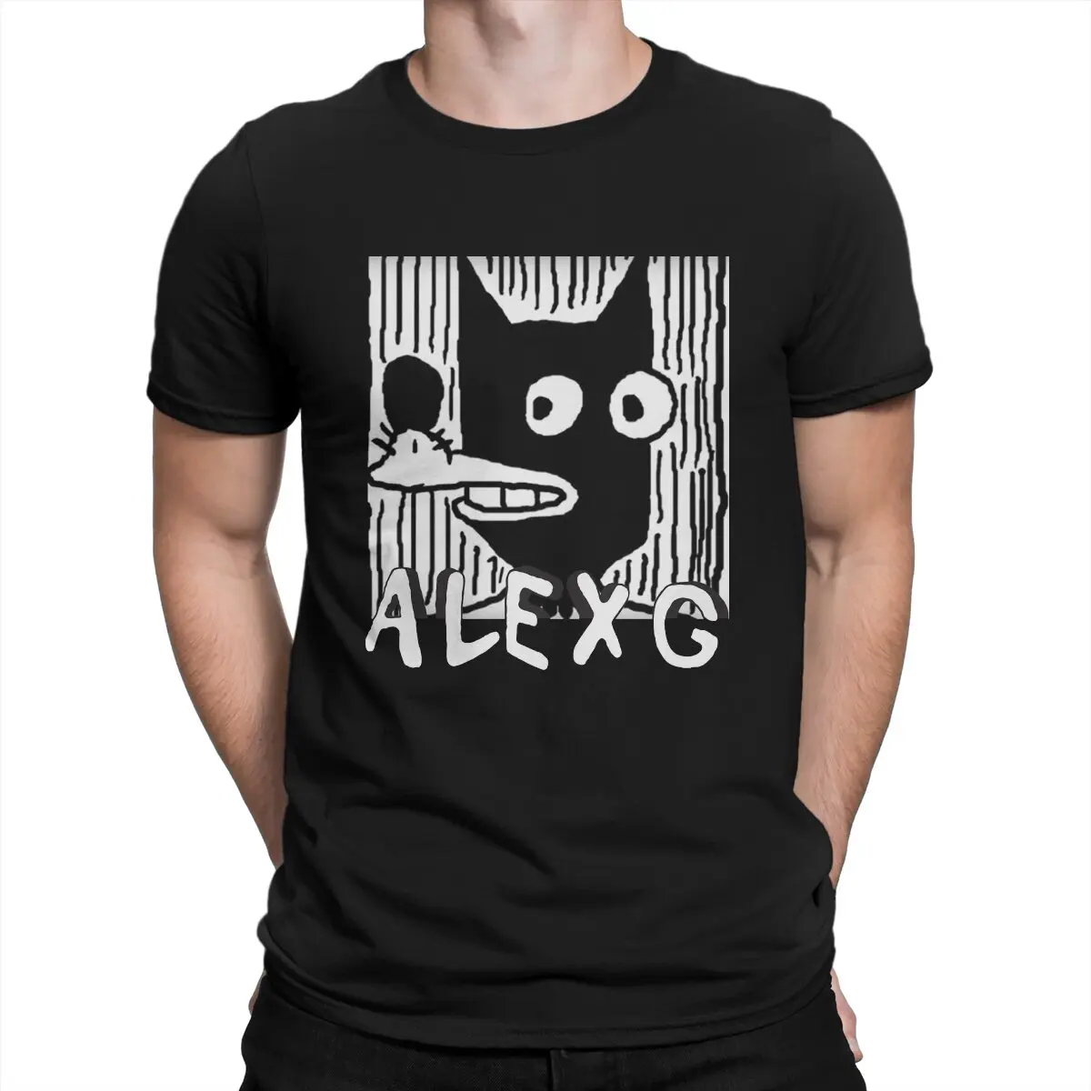 

Dog Logo Hip Hop TShirt Alex G Leisure T Shirt Summer Stuff For Men Women