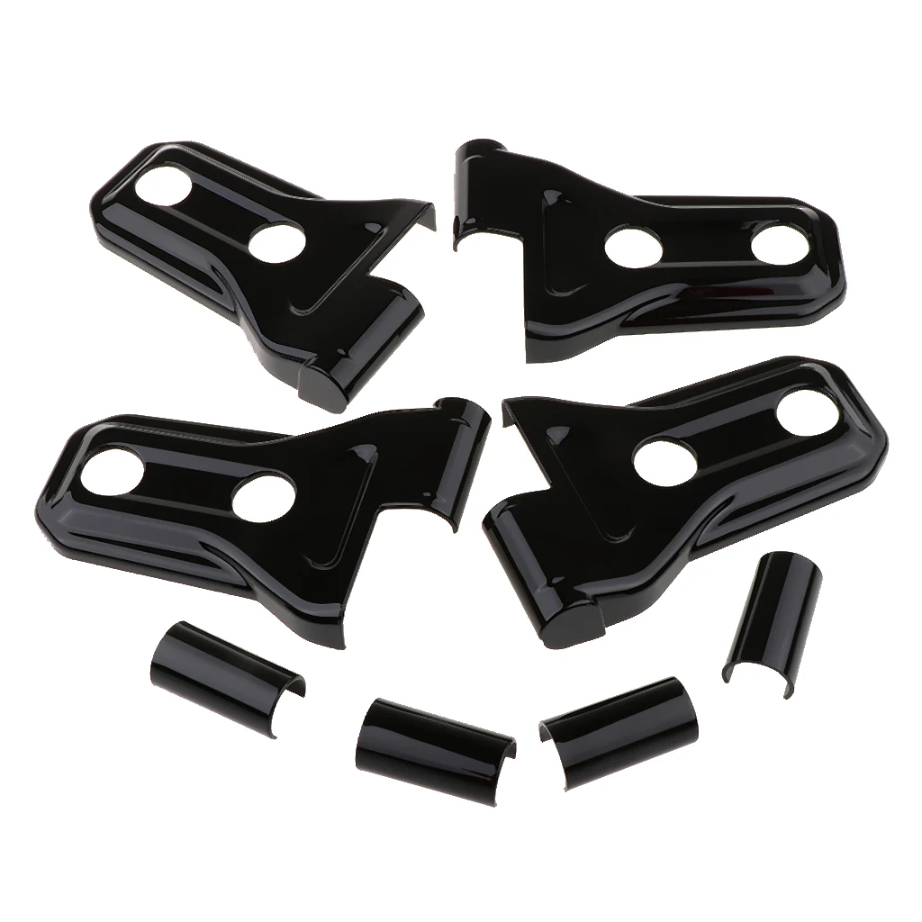 

4 шт. ABS Black Накладка для дверных петель Protector для 2018 Jeep Wrangler JL 4 Door