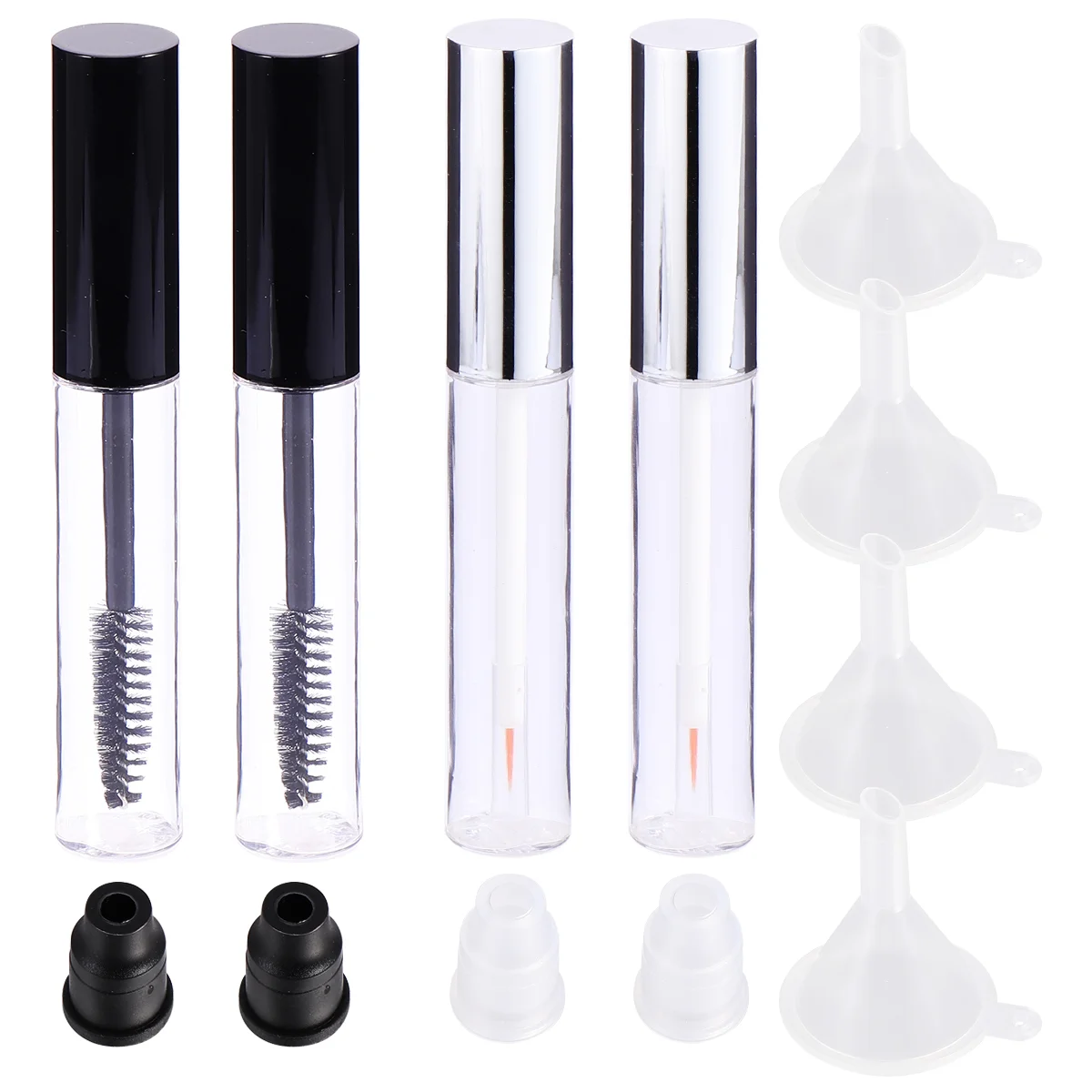 

Tube Empty Mascara Eyelash Wand Andcontainer Eyeliner Cream Bottle Tubes Wands Containers Funnel Lash Set Sampleclearinserts