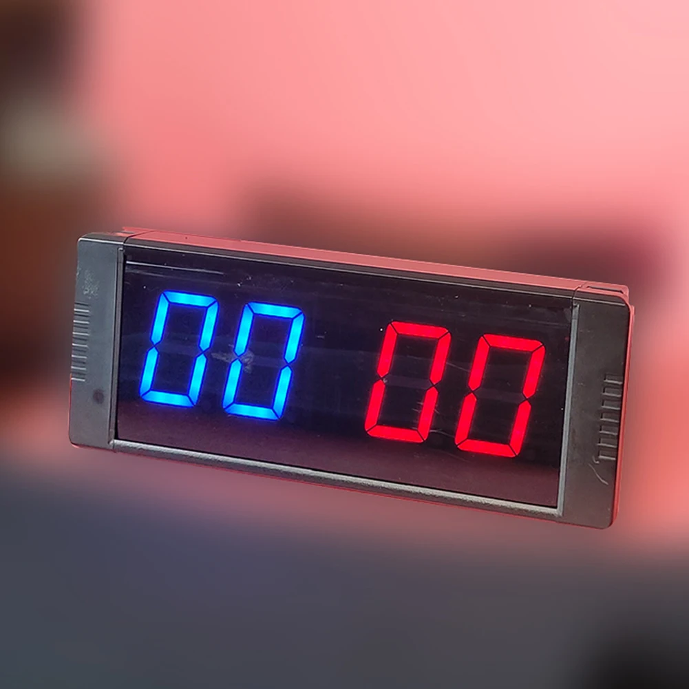 

Electronic Digital Scoreboard With Remote Basketball Pong Magnetic Scoreboard Electric LED Mini Boardball Timer Portable