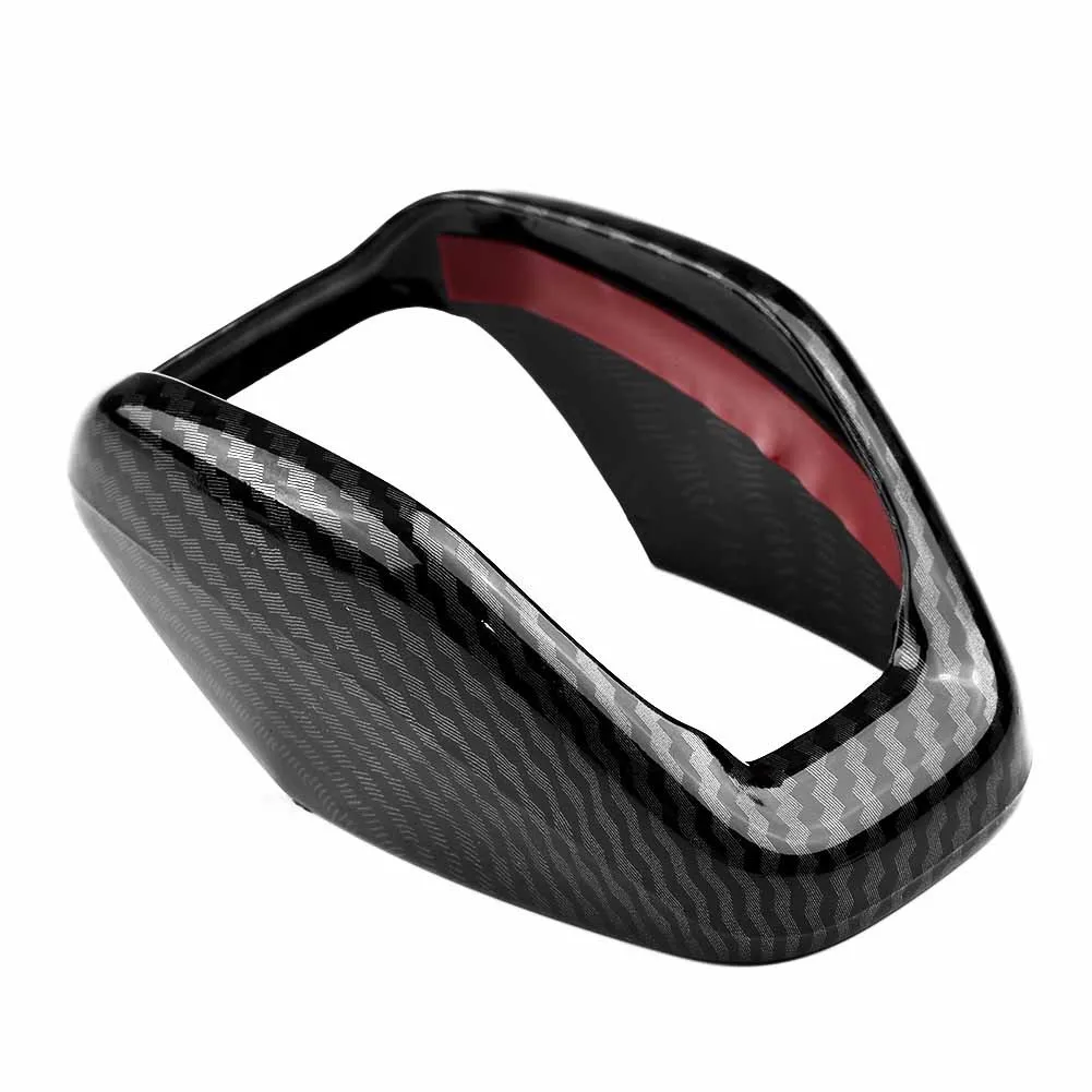 

2X ABS Carbon Fiber Style Front Gear Head Shift Knob Cover Trim Fit For Toyota Highlander 2020-2021 New