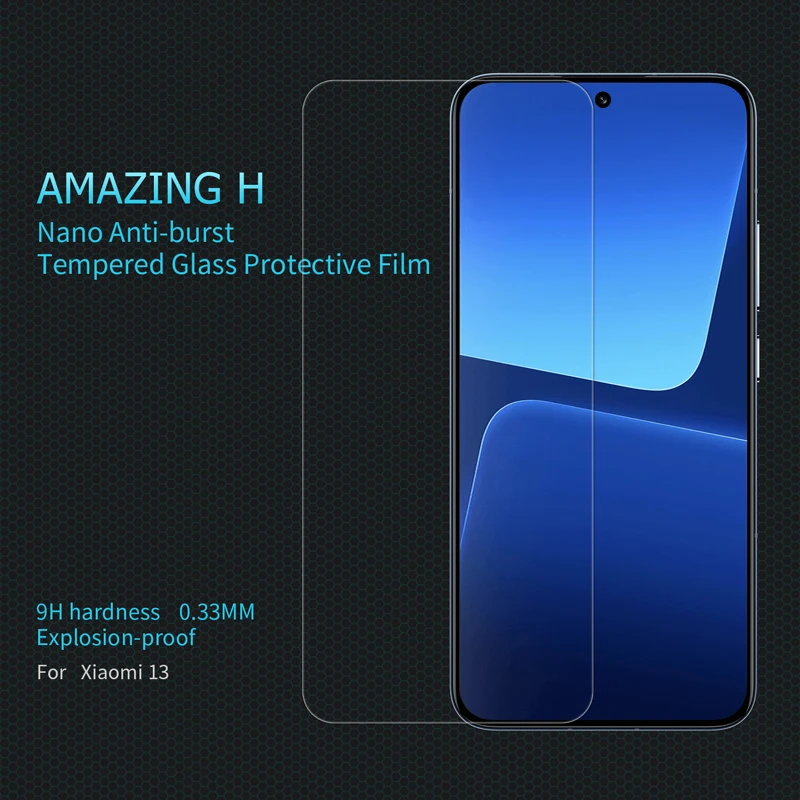 

Для Xiao mi 13 стекло Nillkin Amazing H 0,3 мм защита для экрана закаленное стекло для Xiaomi mi 13