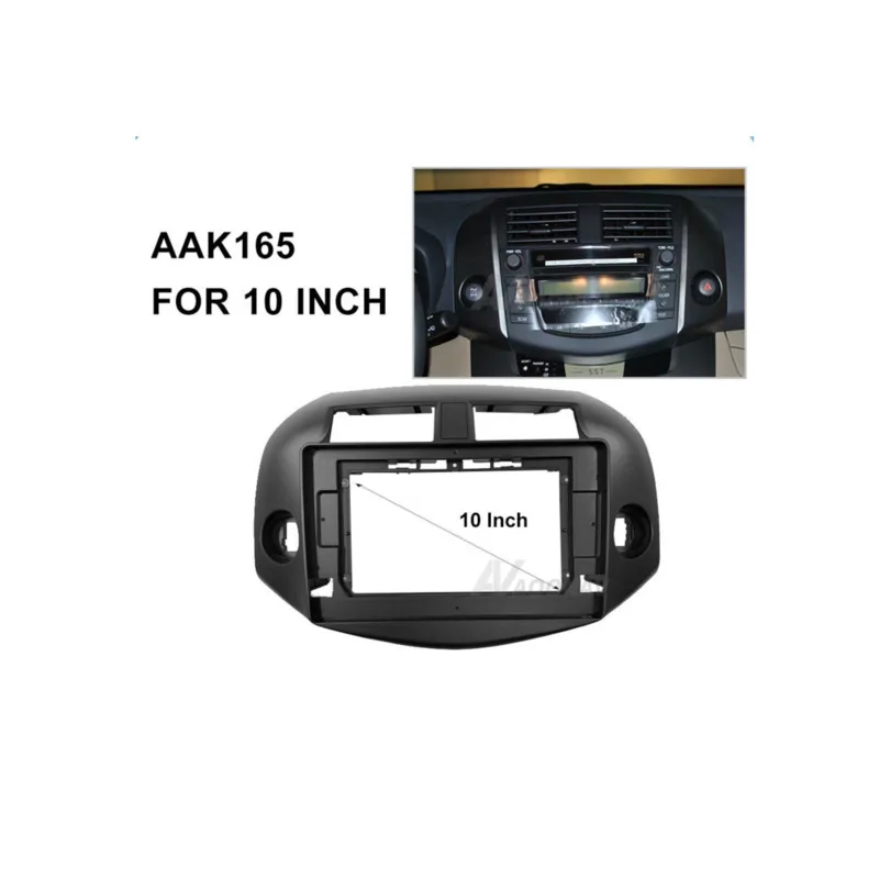 

10 Inch Car Radio Panel DVD Player Frame Panel Dashboard Dashboard Head Unit Car Modified Audio For Toyota for RAV4 2007