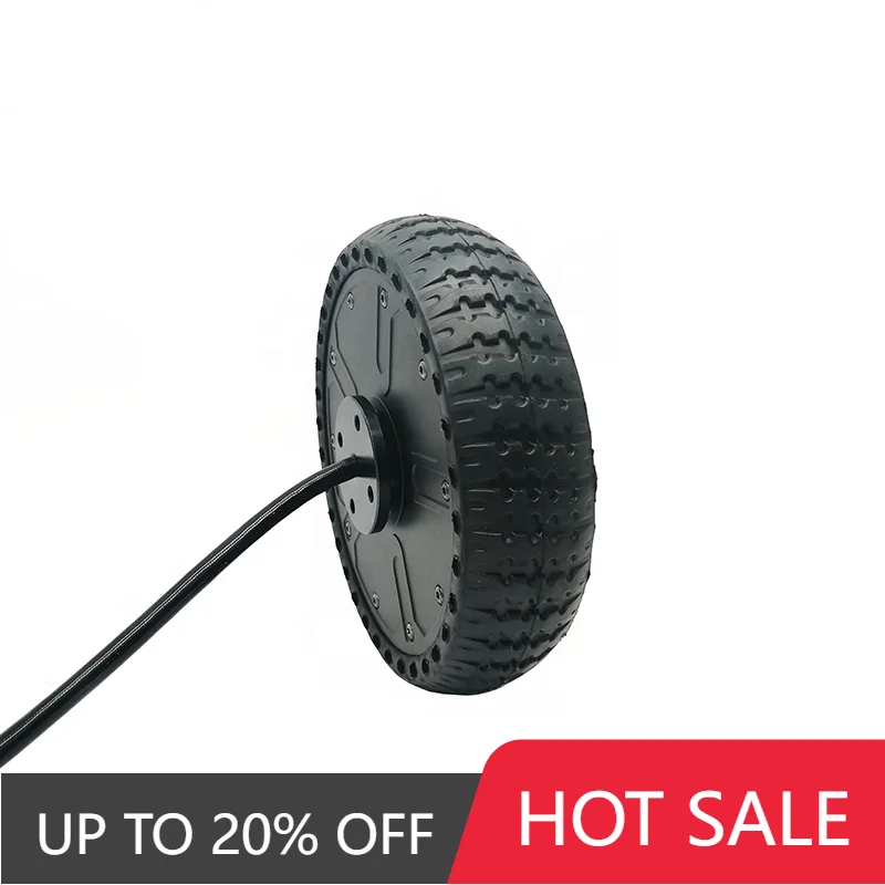

24V 6.5 Inch Wheel Hub Motor RBE-102024-003 With Encoder For Robot
