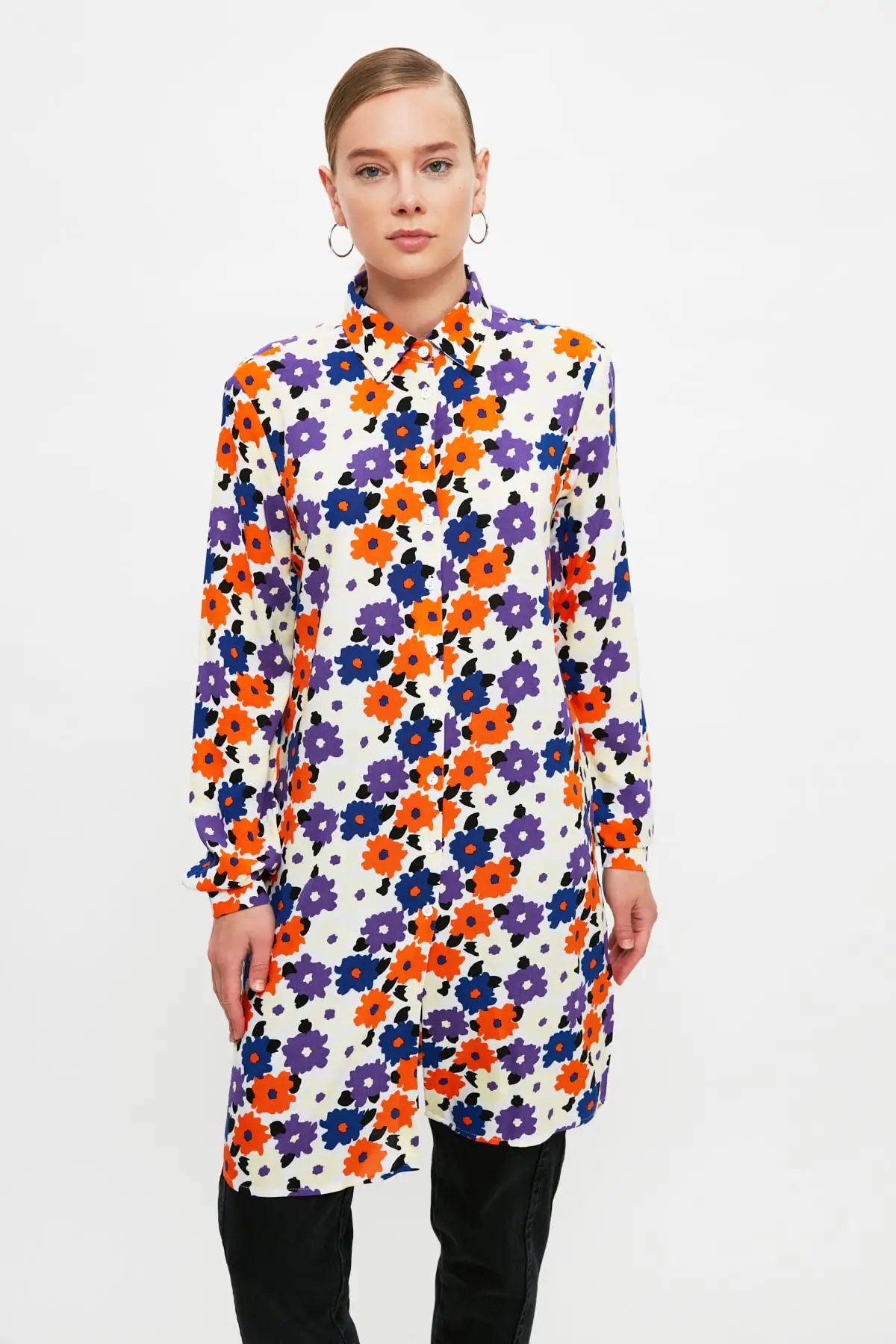 

Trendyol Shirt Collar Tunic TCTSS21TN0284