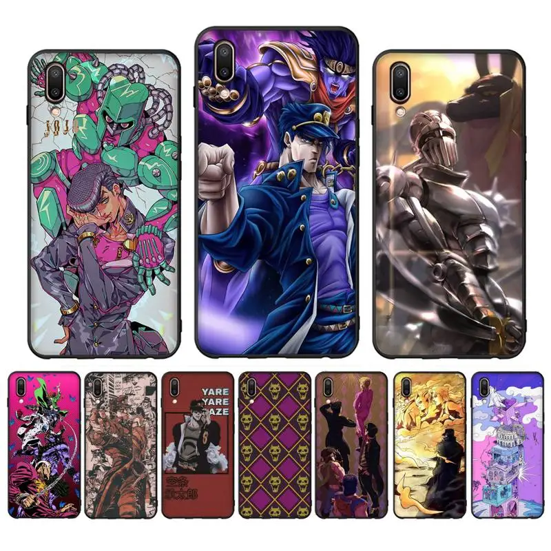 

Anime JoJos Bizarre Adventure Phone Case Case For Oppo Reno Realme C3 6Pro Cover For vivo Y91C Y17 Y19 Funda Capa