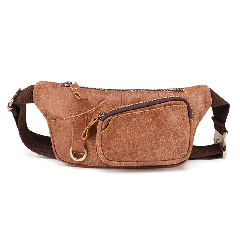 

Genuine Leather Men Chest Bag Messenger Bag Casual Crossbody Bag Fashion Men's Handbag Man Chest Bag Male Shoulder Bag