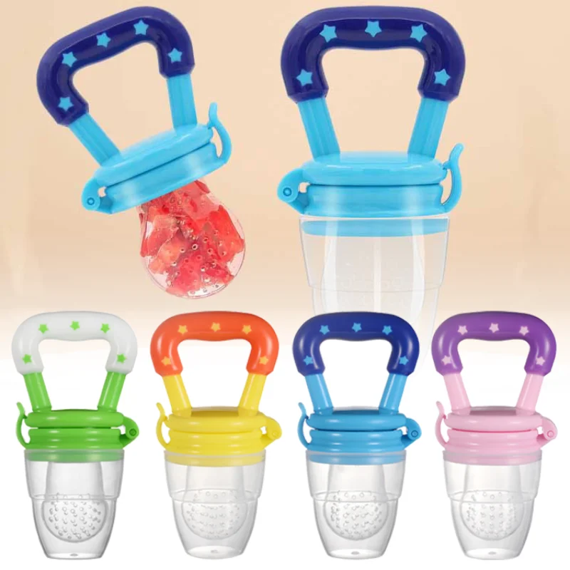

Baby Food Feeding Spoon Juice Extractor Pacifier cup Molars Baby feeding bottle Silicone Gum Fruit Vegetable Bite Eat Auxiliary