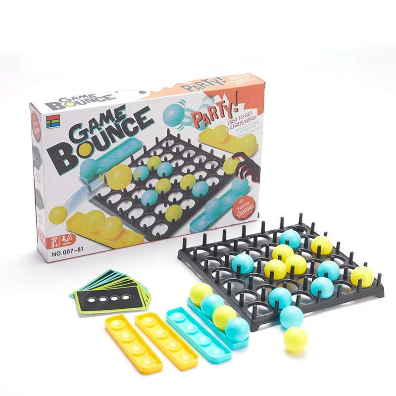 

NEW Bounce Off Game Jumping Ball Board Games for Kids 1 Set Activate Ball Game Family and Party Desktop Bouncing Toy Toys