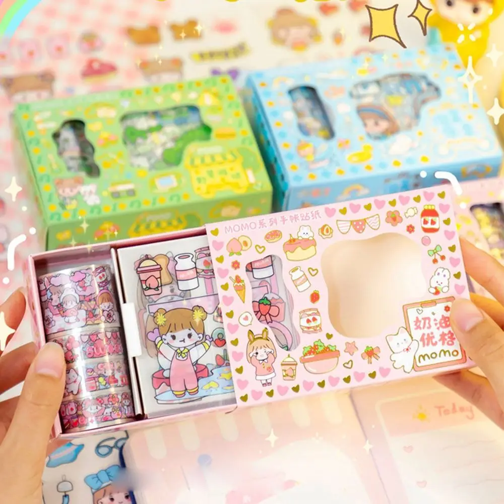 

Goo Card Sticker Stationery Decorative Stickers DIY Journal Sticker Boxed Goo Card Guka Sticker Set Adhesive Diary Sticker