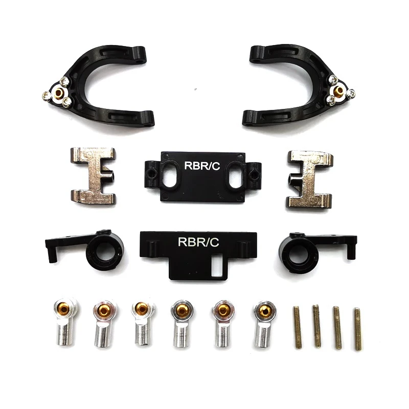 

Для WPL D12 1/10 радиоуправляемая модель автомобиля-грузовика верхний нижний поворотный рычаг рулевого колеса комплект аксессуаров