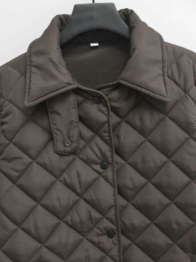 Куртка KAOPU ZA Женская стеганая с хлопковой подкладкой верхняя одежда воротником