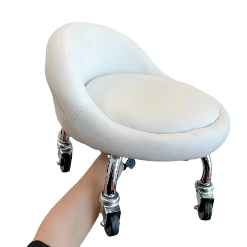 Стул с колесами низкий стул вращающийся для уборки пола детский малышей