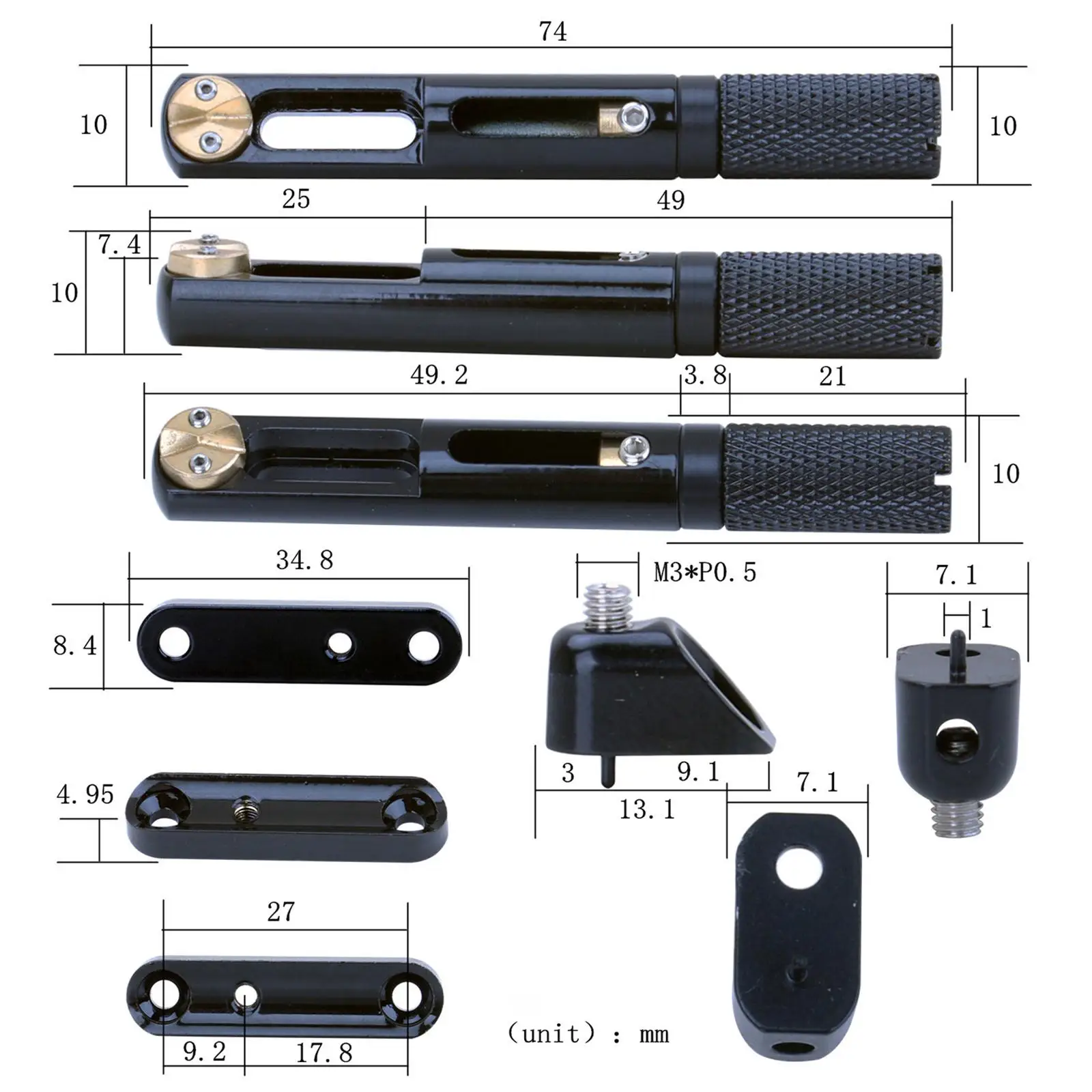 6-компонентный мост для электрогитары металлический хвостовик запасных частей
