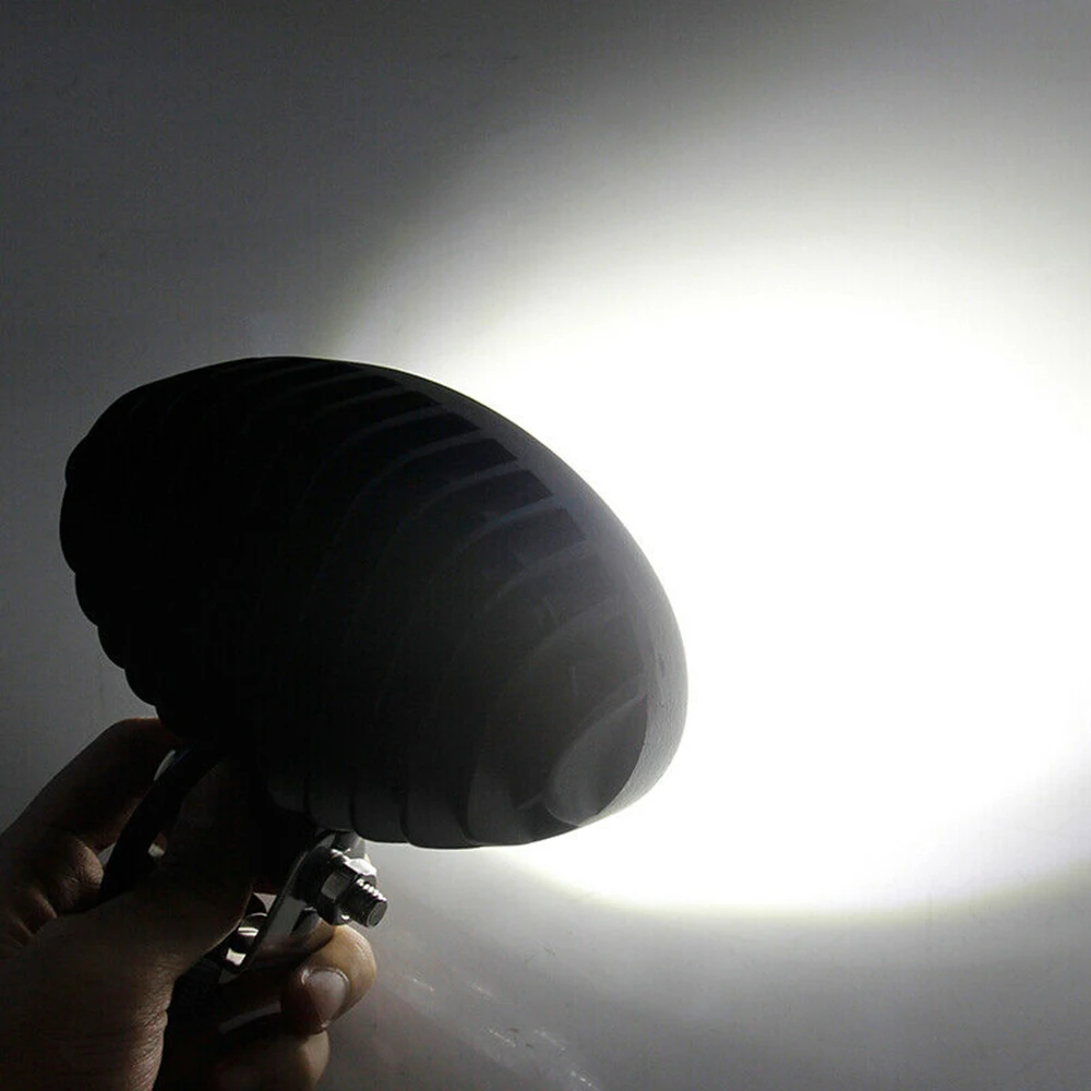 

5in 24W Oval LED Work Light Fog Lamp For Car Truck Off-road Vehicle And Tractor 12V 24V (the Bottom Of The Lamp Is Silver)