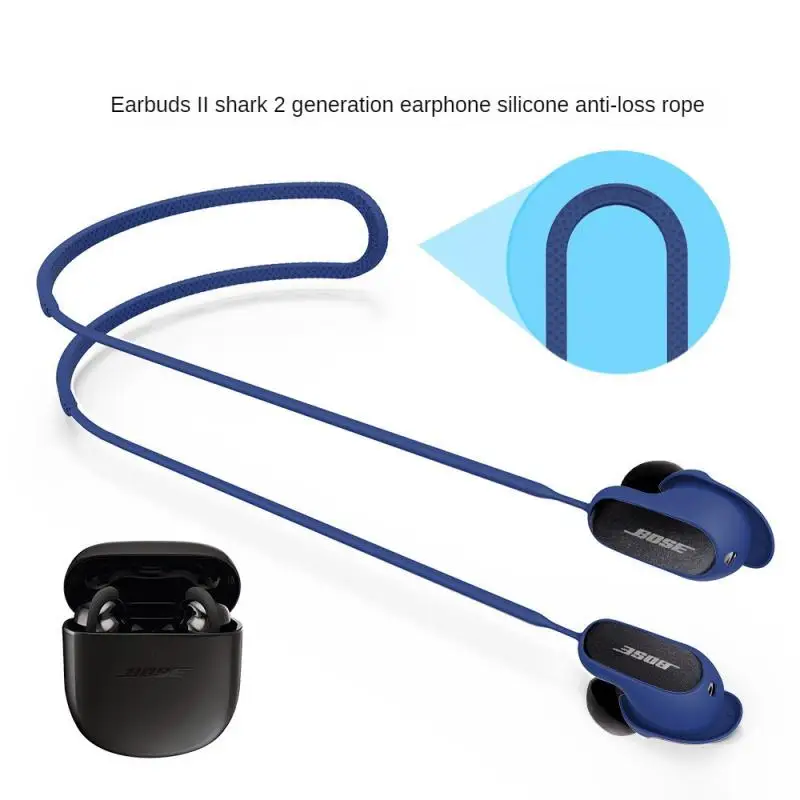 

Glue Injection Process Silicone Headset Cord Flexible And Elastic Silicone Headset Storage Storage Headset Anti-lost Rope