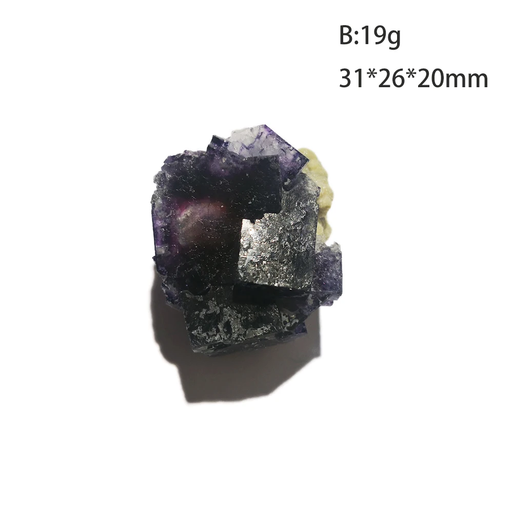 

C3-1G Natural Fluorite Mineral Crystal Specimen Decoration Gift Collection From Inner Mongolia China Free Shipping