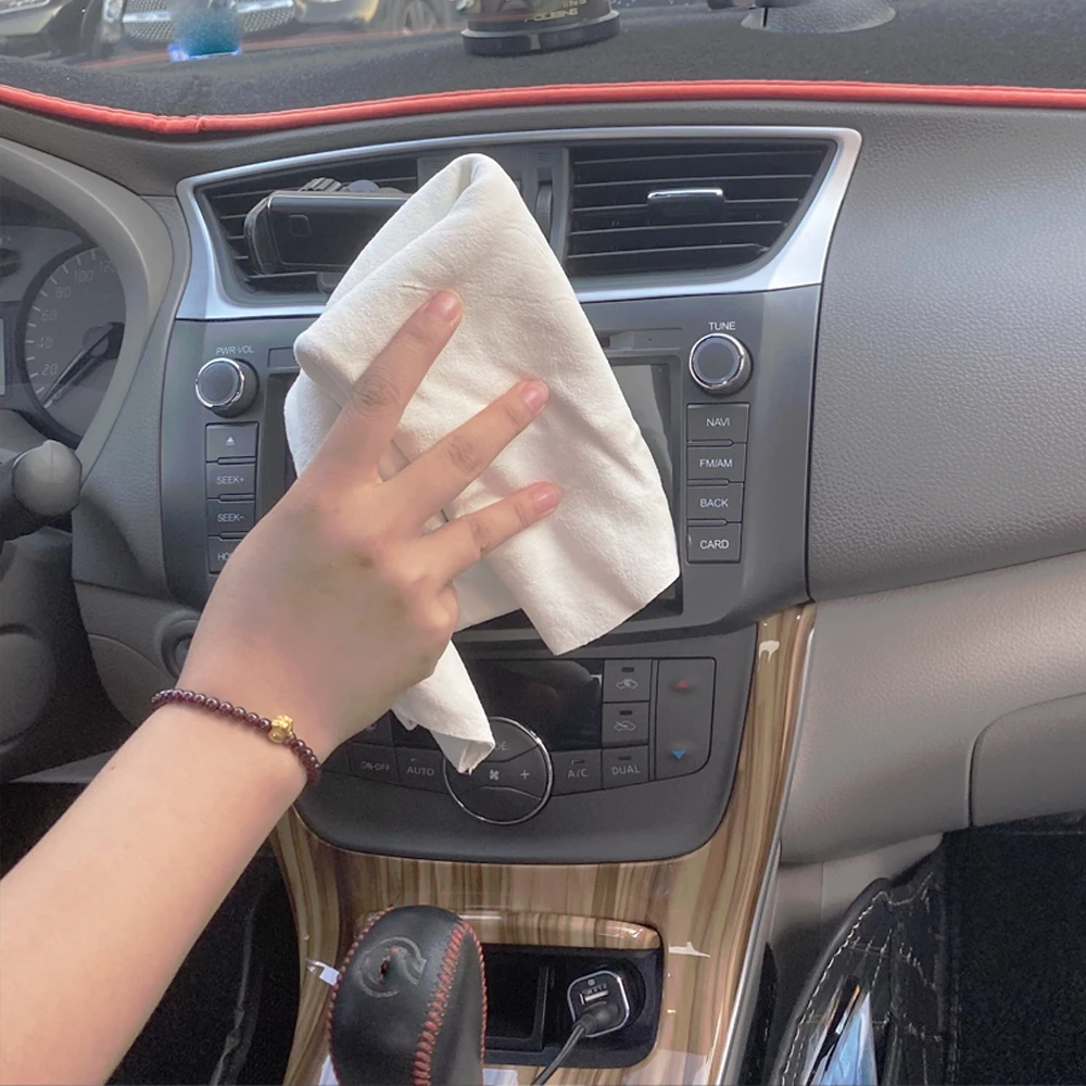 Ткань из натуральной кожи для очистки автомобиля прибл. Водонепроницаемая