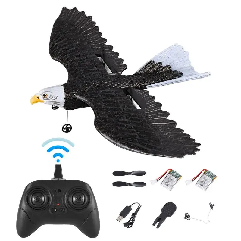 

2.4GHZ 2CH Eagle-Shaped RC EPP Plane Wingspan Eagle Aircraft 2.4G Radio Control Remote Control Hobby Glider Airplane Foam Boys T