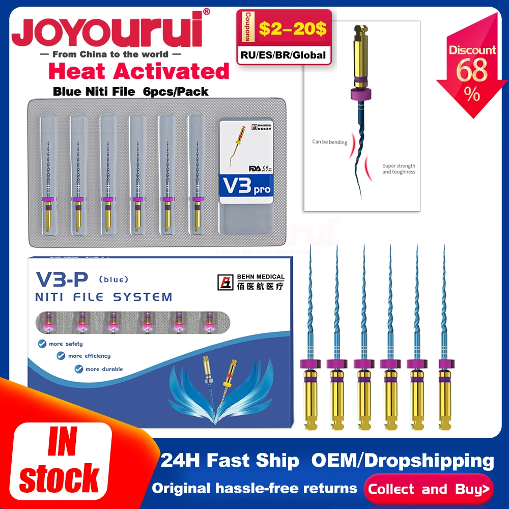 S1 File Dental Instrument Heat Activated Canal Root Files SX-F3 25mm Endo Rotary Endodontic Endo Motor File Path Glide Dentistry