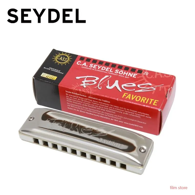 

German Side Seydel Bruce Ten Holes Blues Harp Adult Beginner Blues Favorite Metal