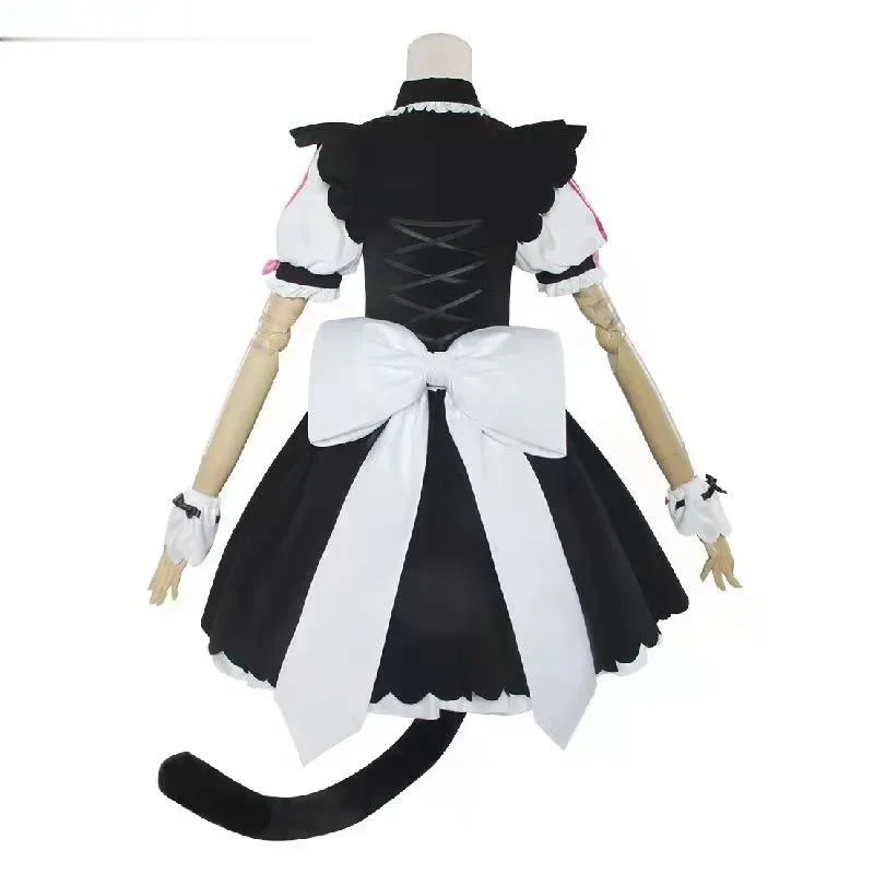 Chocola NEKOPARA Косплей Vanilla Maid Dress Костюм Cat Neko Girl Женский Игра