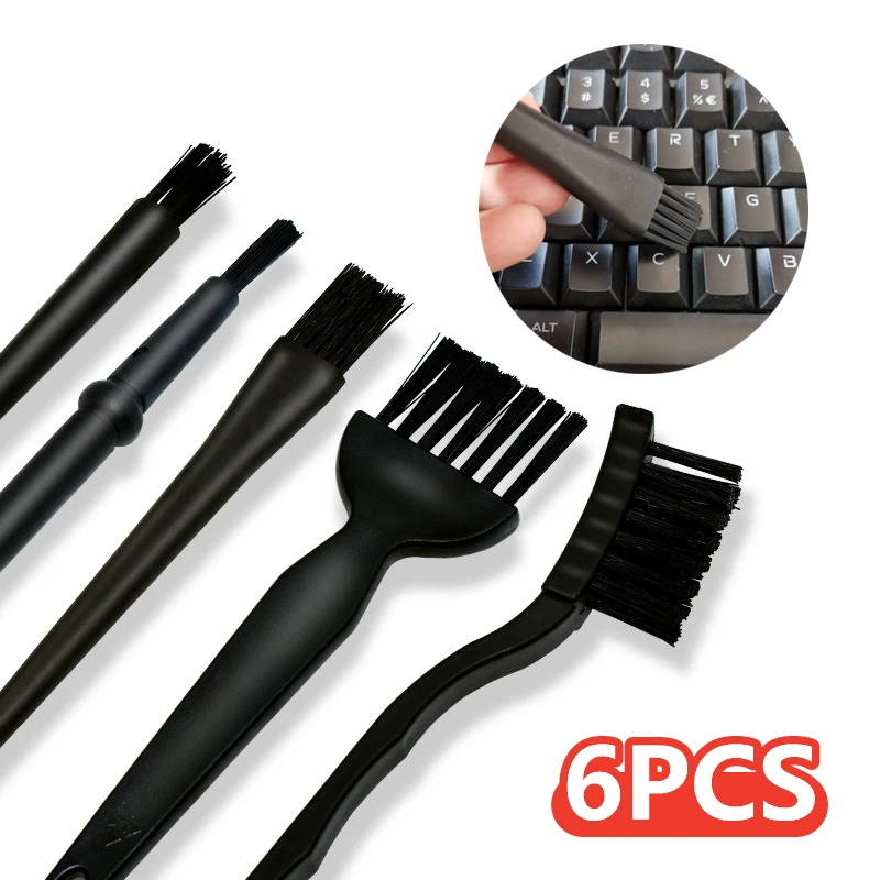 

Practical Plastic Black Mini Nylon Anti Static Brushes Cleaning for Laptop Keyboard Dash Board Phone Details Brush Cleaning Kit