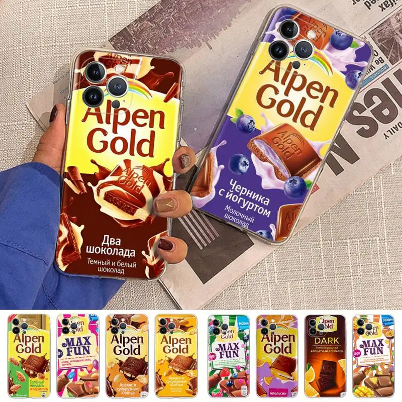 

Funny Chocolate Russian Phone Case Silicone Soft for iphone 14 13 12 11 Pro Mini XS MAX 8 7 6 Plus X XS XR Cover