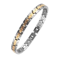 womens titanium magnetic therapy bracelet for arthritis pain relief with size adjusting tool charm bracelets for women jewelry