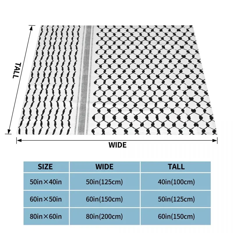Одеяла с этническим рисунком при Палате хаматта Куфия одеяла из кораллового