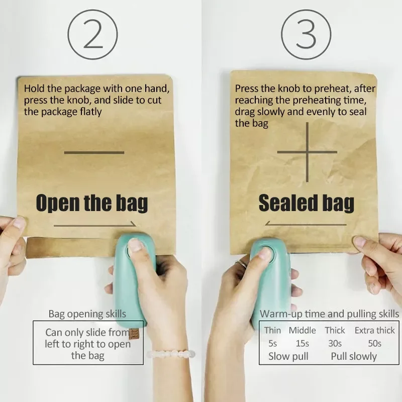 

Vacuum Sealer Machine Kitchen Accessories Food Sealing Device Plastic Bag Sealer Home Appliance Tools Cooking Appliances