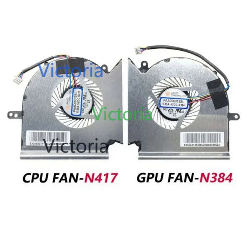 Охлаждающий вентилятор для графического процессора ноутбука MSI MS-16P7 GL63 GE63 GP63 GV63