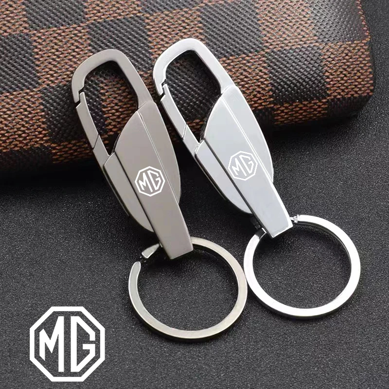 

For Morris Garages MG 6 3 5 7 TF ZR ZS HS GS GT Hector RX5 RX8 350 550 Accessories Fashion Creative Metal Keychain Car Keyring