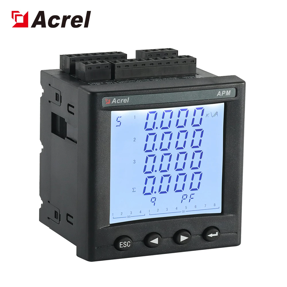 

APM800 three phase multi-function electricity meter with SOE external module panel mounted