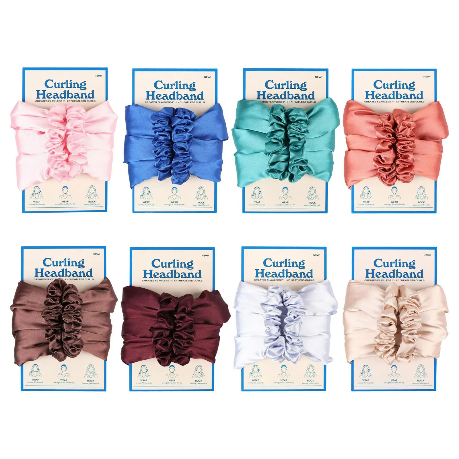 

Sleep Heatless Curling Rod Hair Curl Rod Soft DIY Hair Styling Lazy Curlers